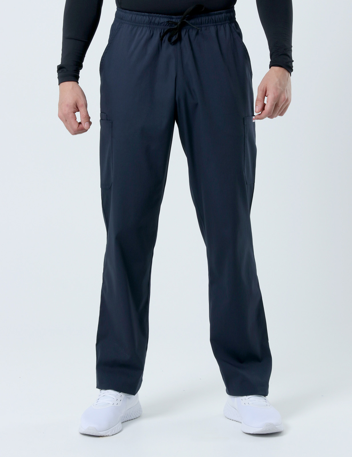 VVED - Men's 4 Pocket Scrub Top and Cargo Pants in Navy (Incl Logo)