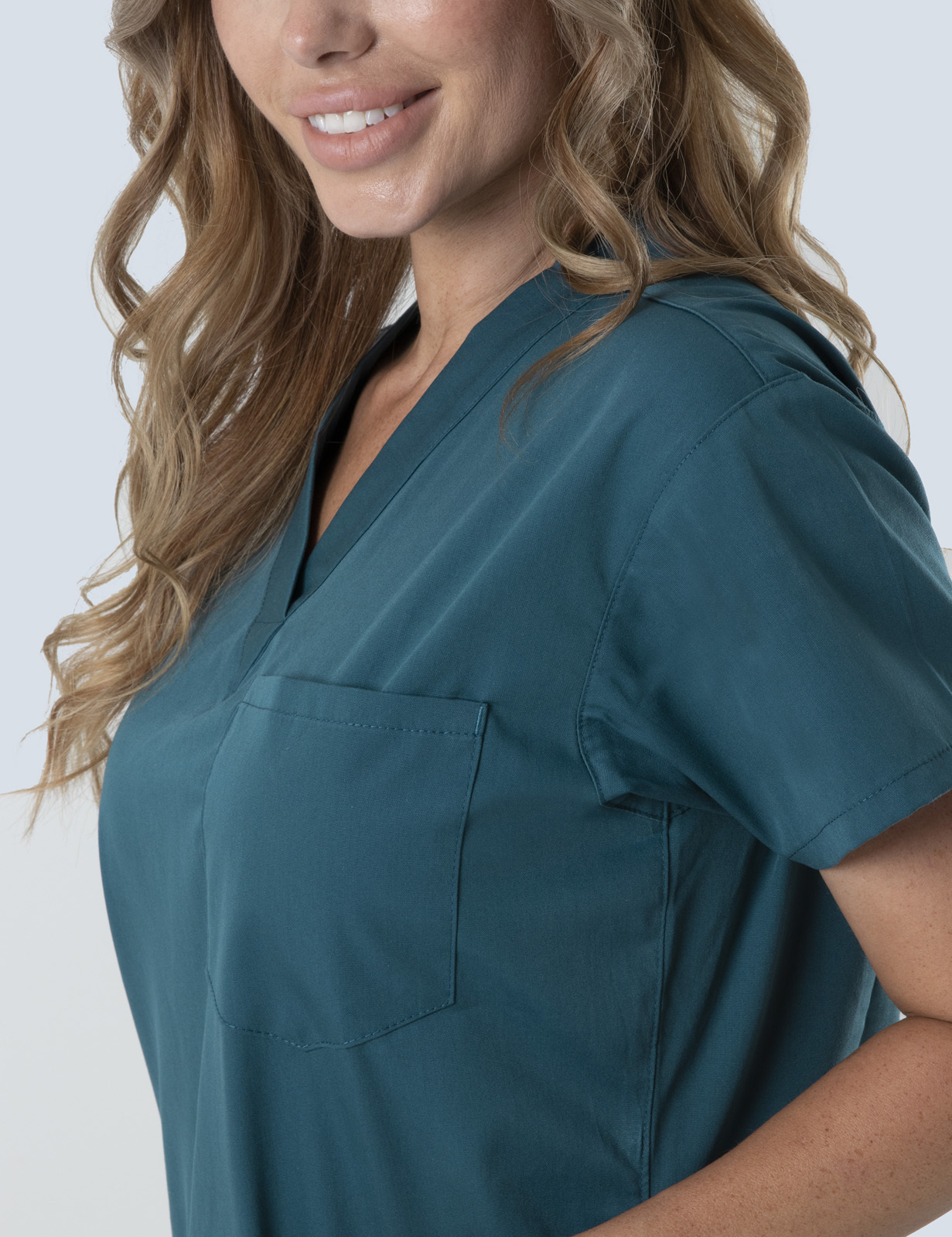 4 Pocket Scrub Top - Caribbean - 5X Large - 0