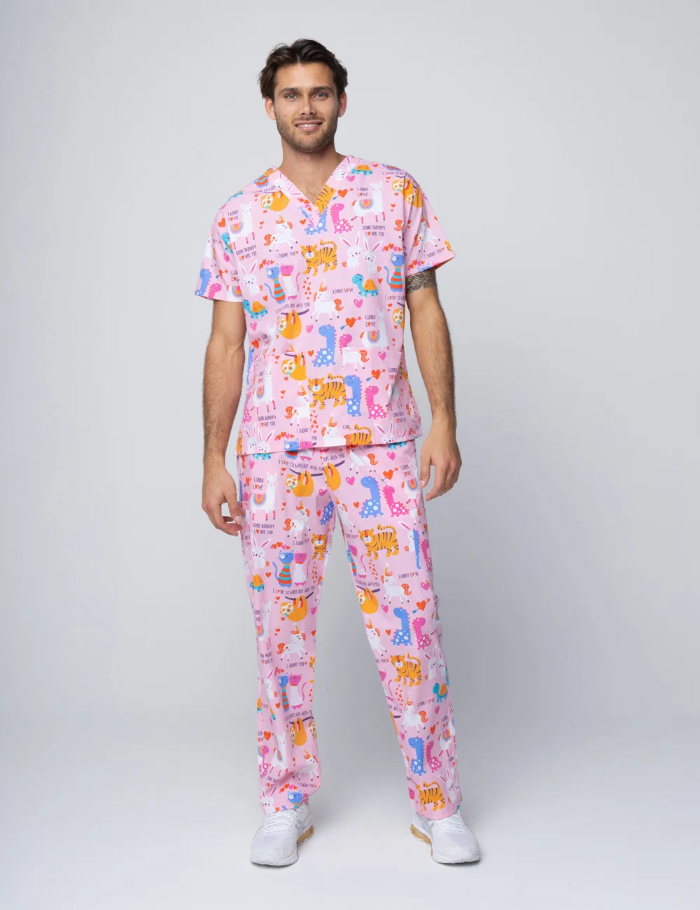 Somebody Loves You Classic Scrub Top