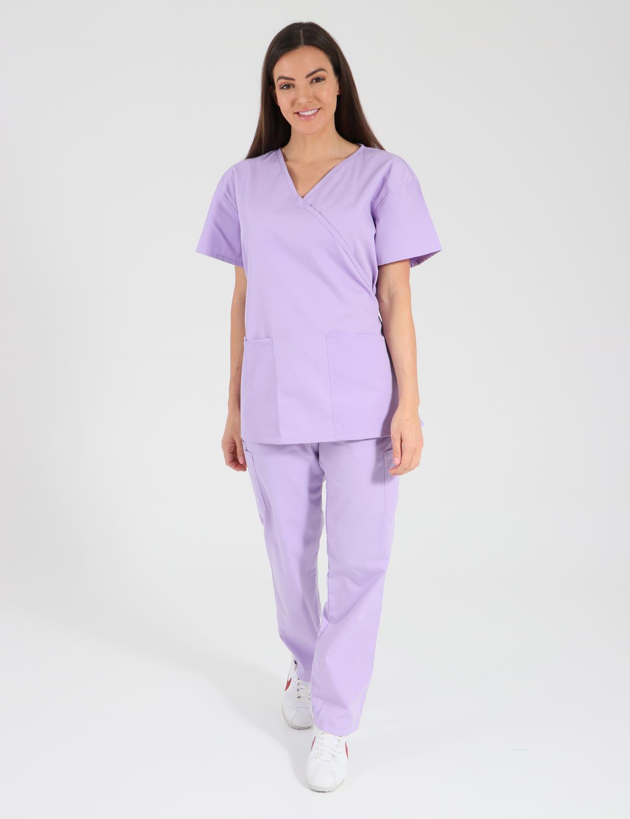 Mock-Wrap Top - Lilac - Medium - 0
