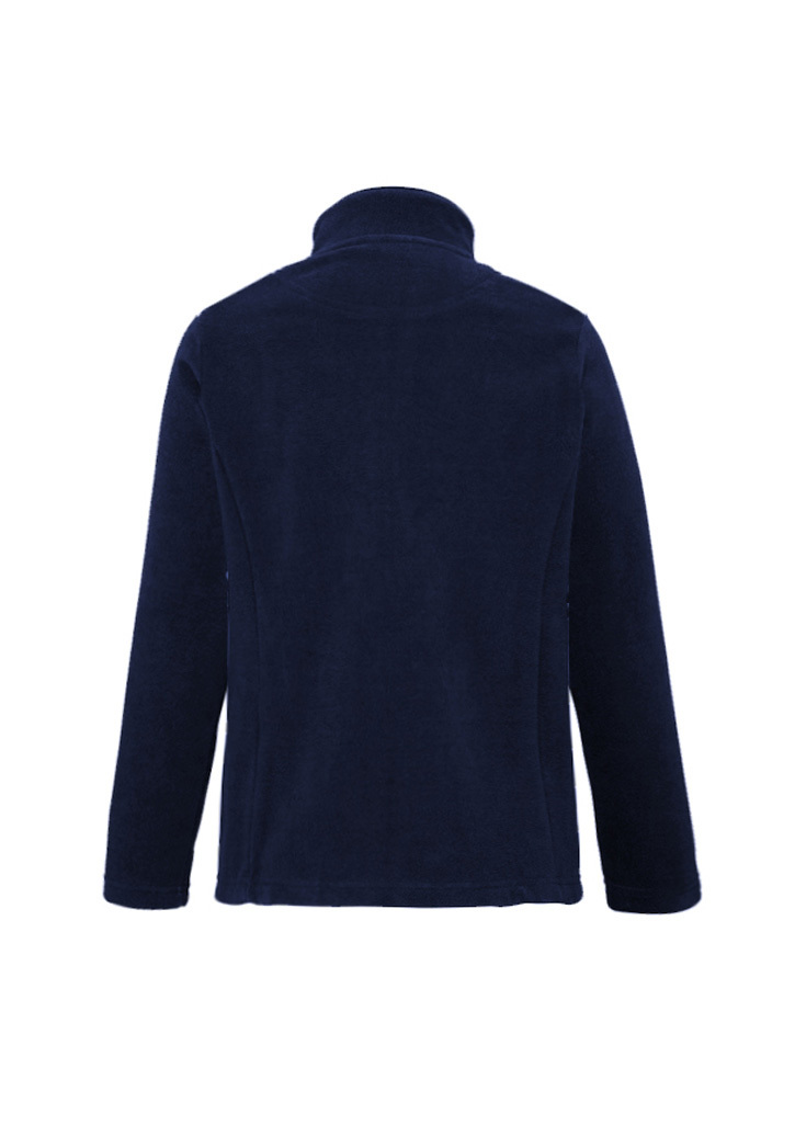 Ladies Plain Micro Fleece Jacket in Navy - 14 (PF631) - 0