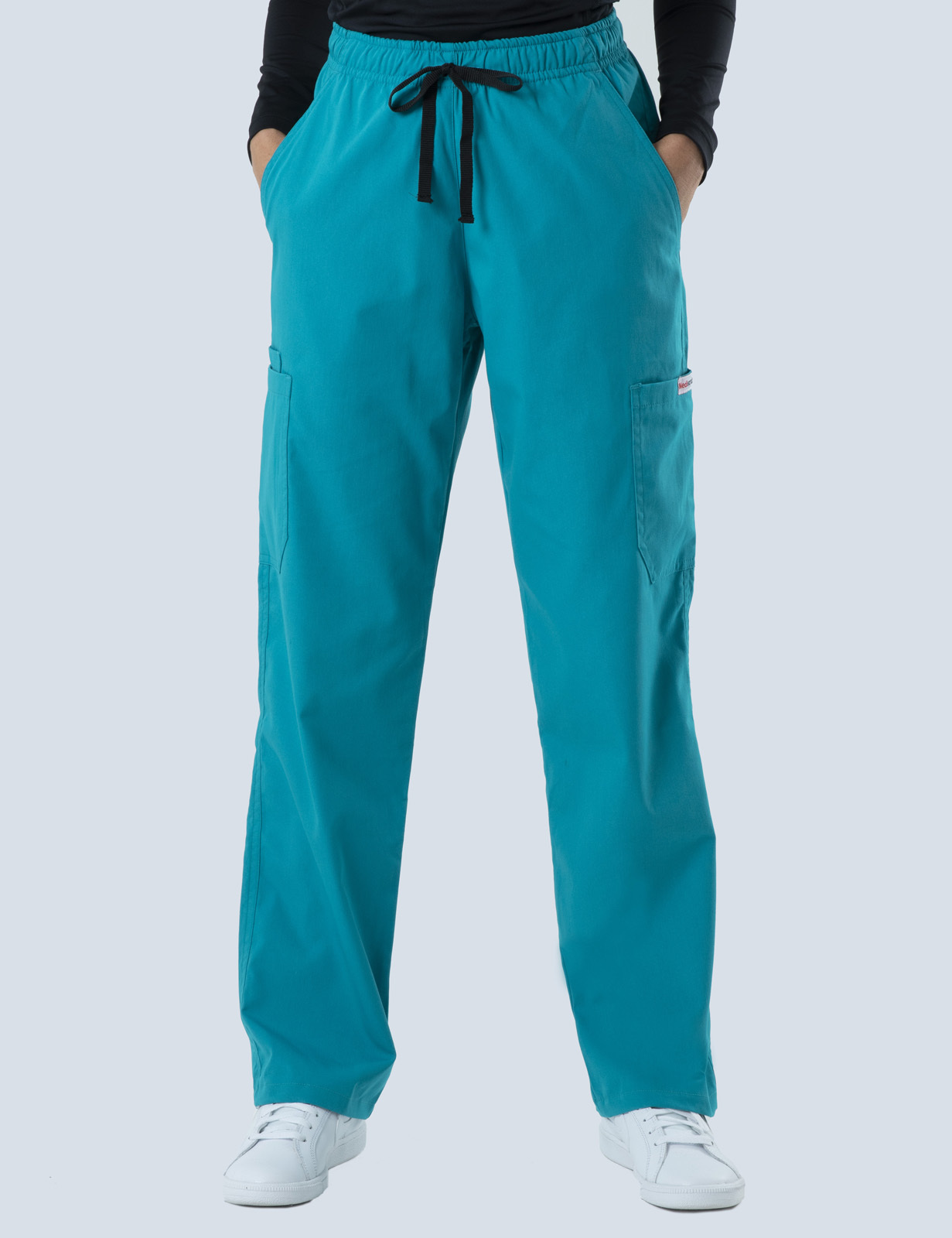 Robina Hospital - ED Nurse (Women's Fit Solid Scrub Top and Cargo Pants in Teal incl Logos)