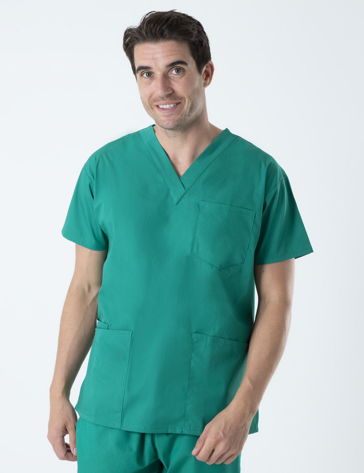 Darwin Hospital - ED Doctor (4 Pocket Scrub Top and Cargo Pants in Hunter incl Logos)