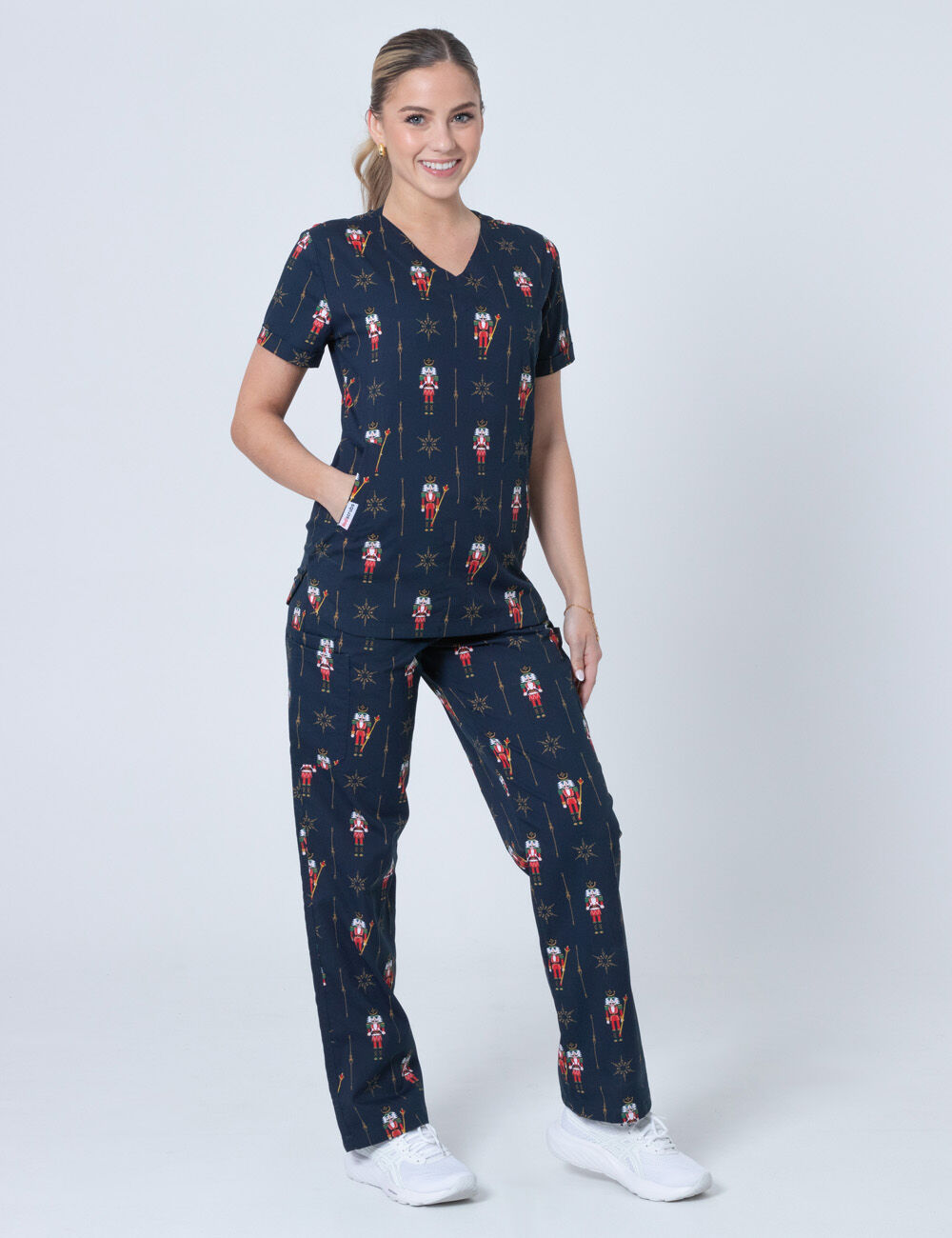 The Nutcracker Royale Women's Luxe Scrub Top