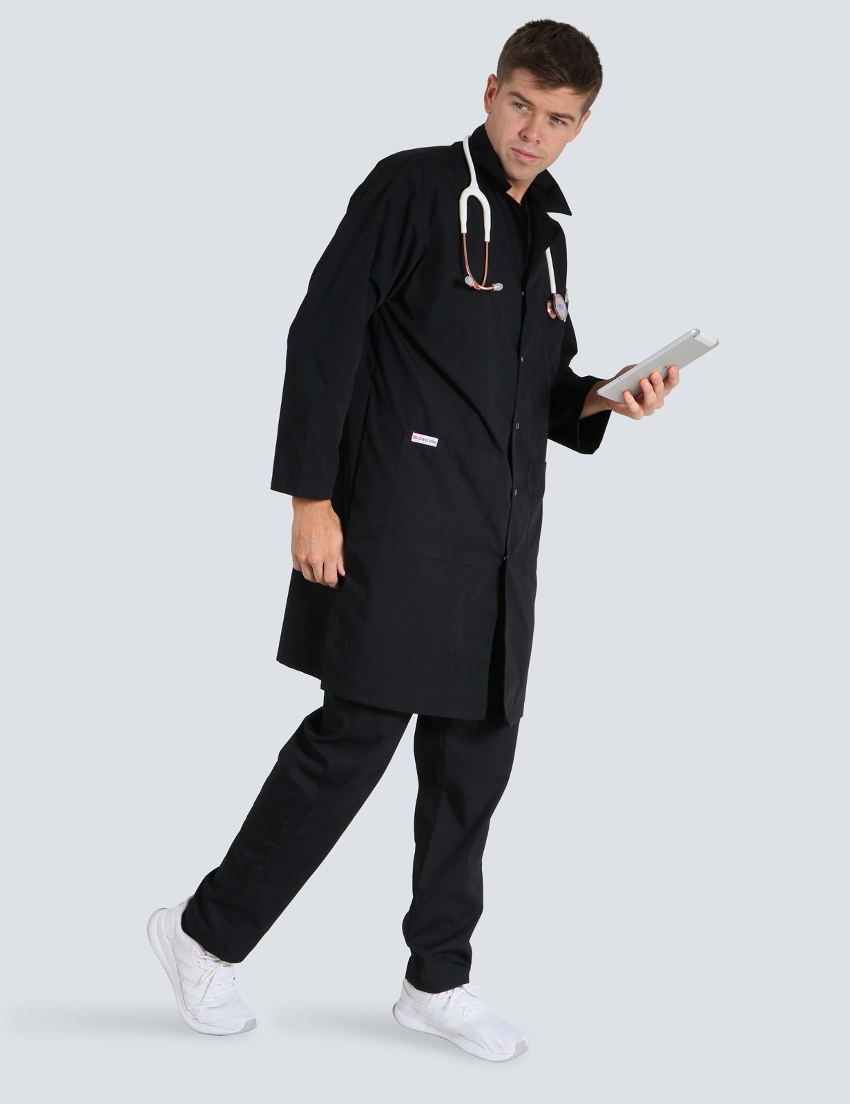 Lab Coat - Black - Small - 0