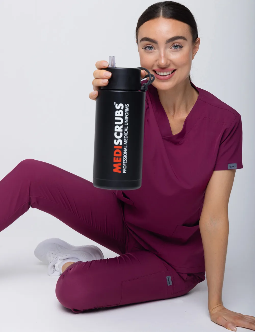 Mediscrubs Sports Bottle in Black