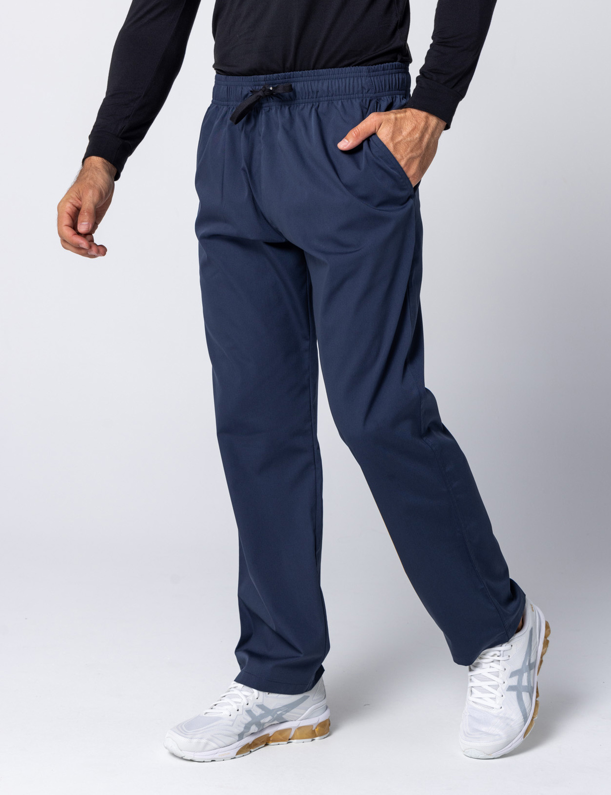 Men's Regular Cut Pants - Navy - 4X large