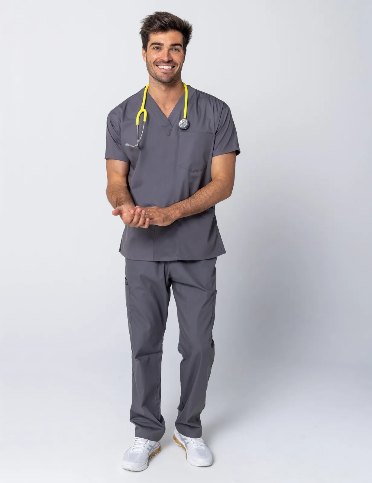Men's Cargo Performance Pants - Steel Grey - 5x Large - Tall - 0