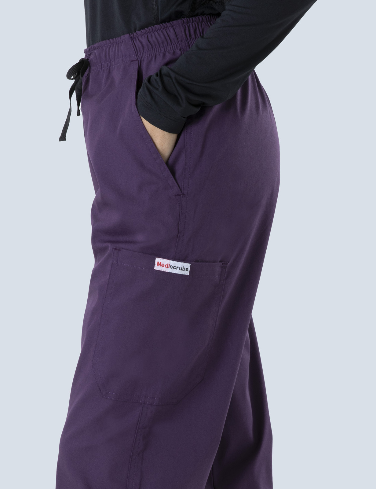 Women's Cargo Performance Pants - Aubergine - Large
