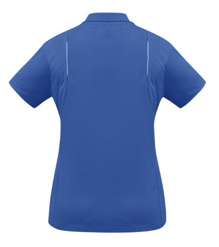 KnG Healthcare - Women's United Short Sleeve Polo (Royal with White Trim)