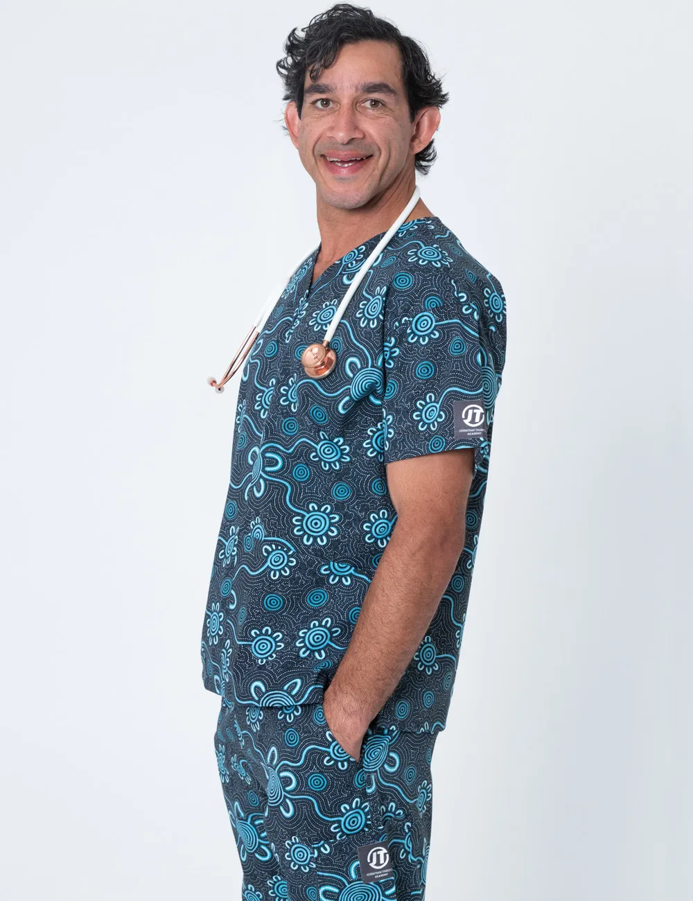 JT Academy Unisex Scrub Top