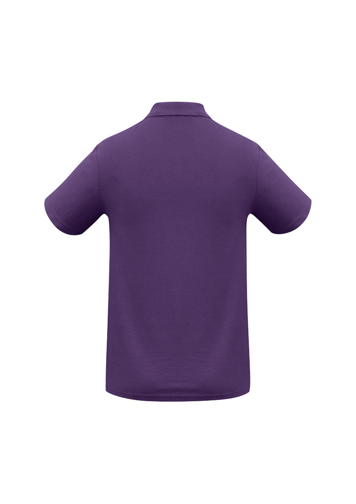 Purple Men's Crew Short Sleeve Polo - S - 0