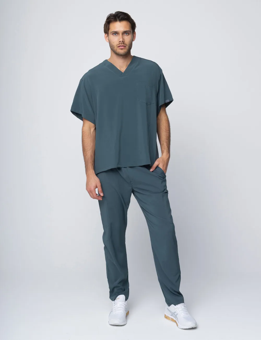 Anon Men's Scrub Pants (Stealth Collection) Poly/Spandex - Forest Green