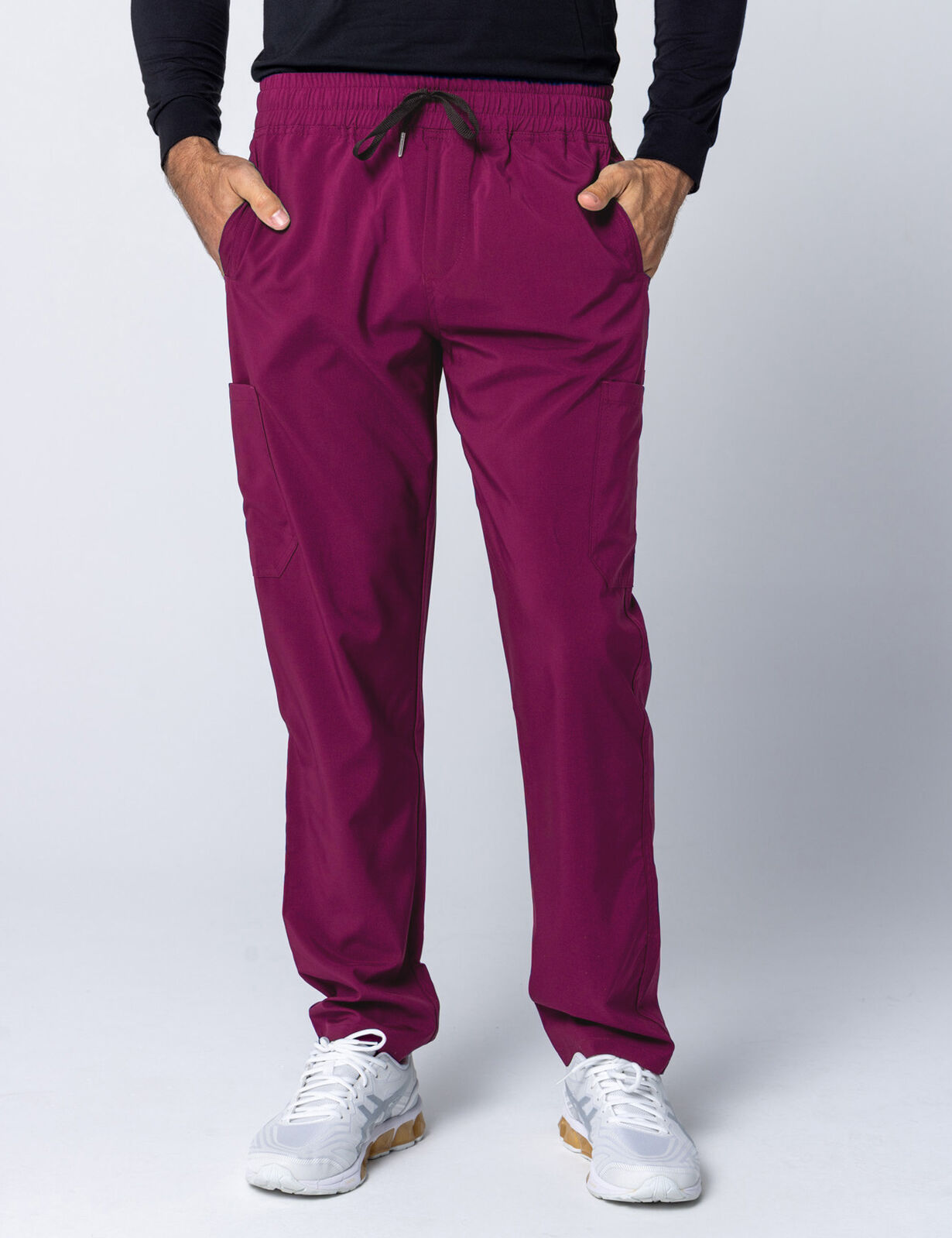 Anon Men's Scrub Pants (Stealth Collection) Poly/Spandex - Exotic Plum