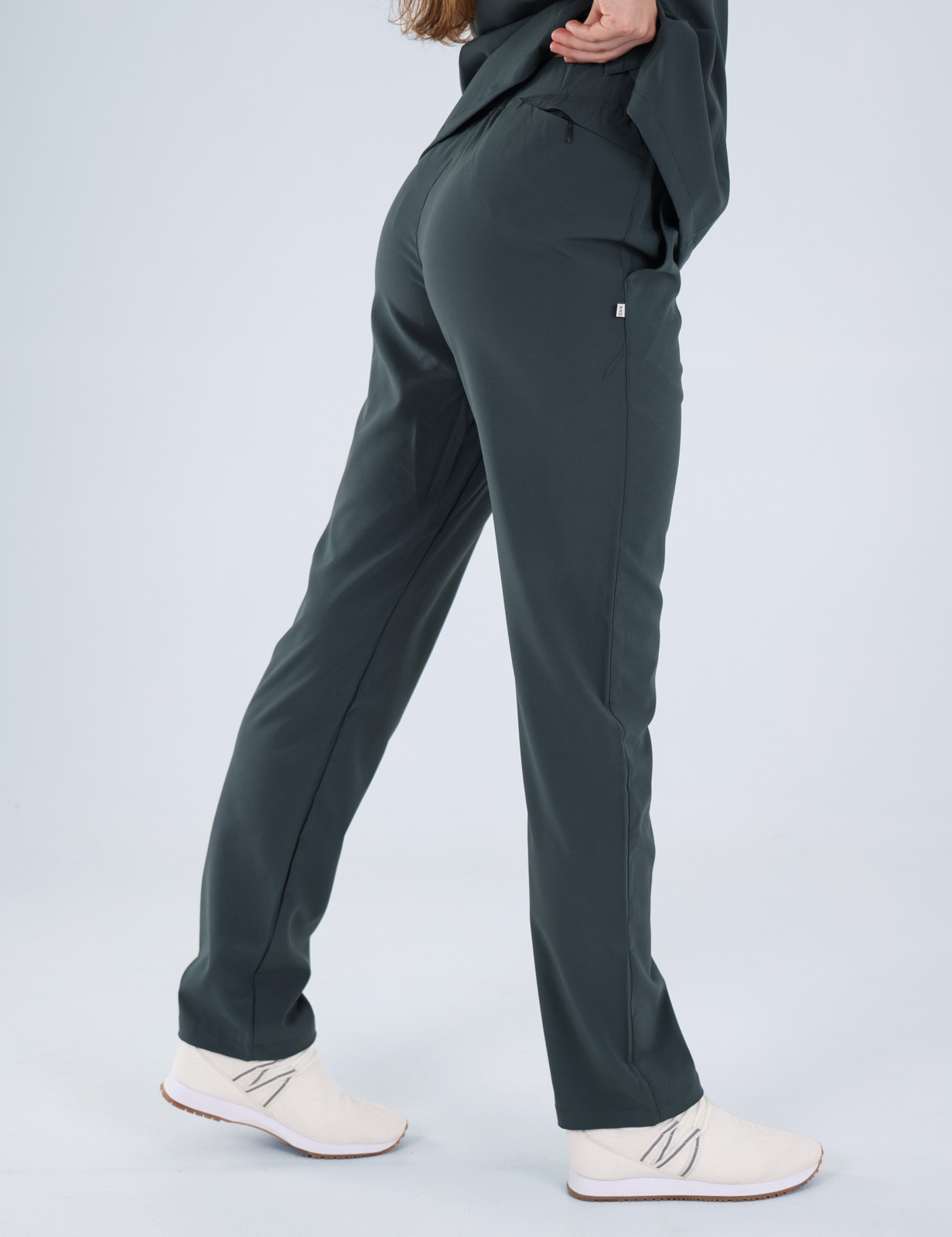 Anon Women's Scrub Pants (Whisper Collection) Poly/Spandex - Forest Green