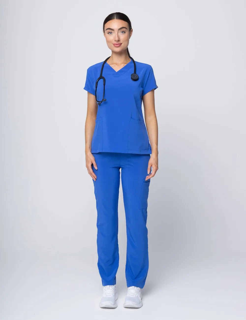 Anon Women's Scrub Pants (Whisper Collection) - Electric Blue