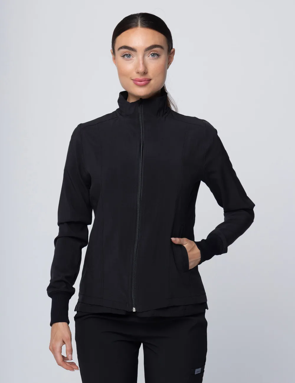Anon Women's Warm-up Jacket - Tuxedo Black