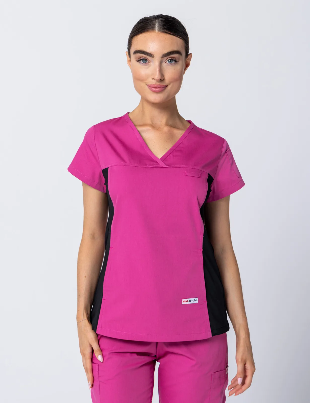 Pink Women's Comfort Plus Scrub Set