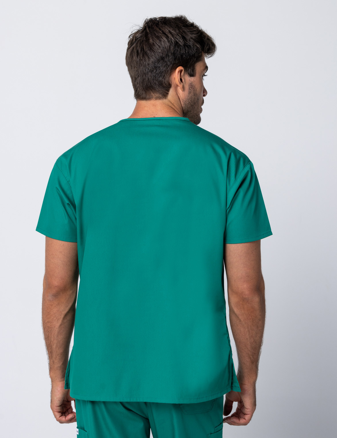 Men's 4 Pocket Scrub Top - Hunter - XX Small - 1