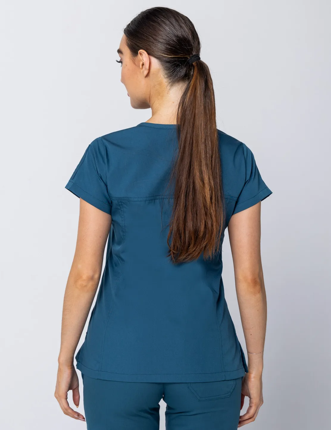 QEII Jubilee Hospital Physiotherapist Department - Women's Fit Solid Top in Caribbean - 1