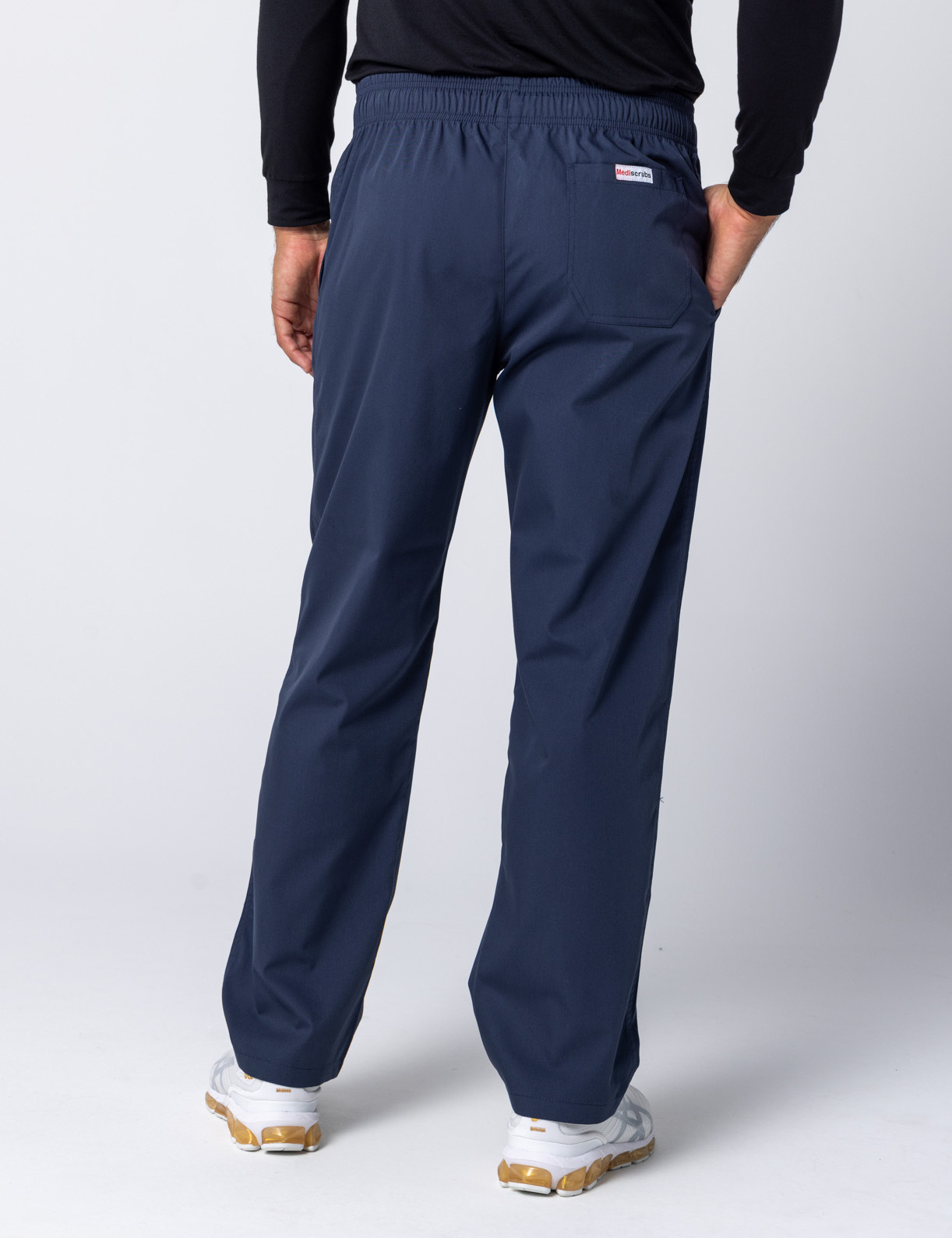 Men's Regular Cut Pants - Navy - 4X large - 1