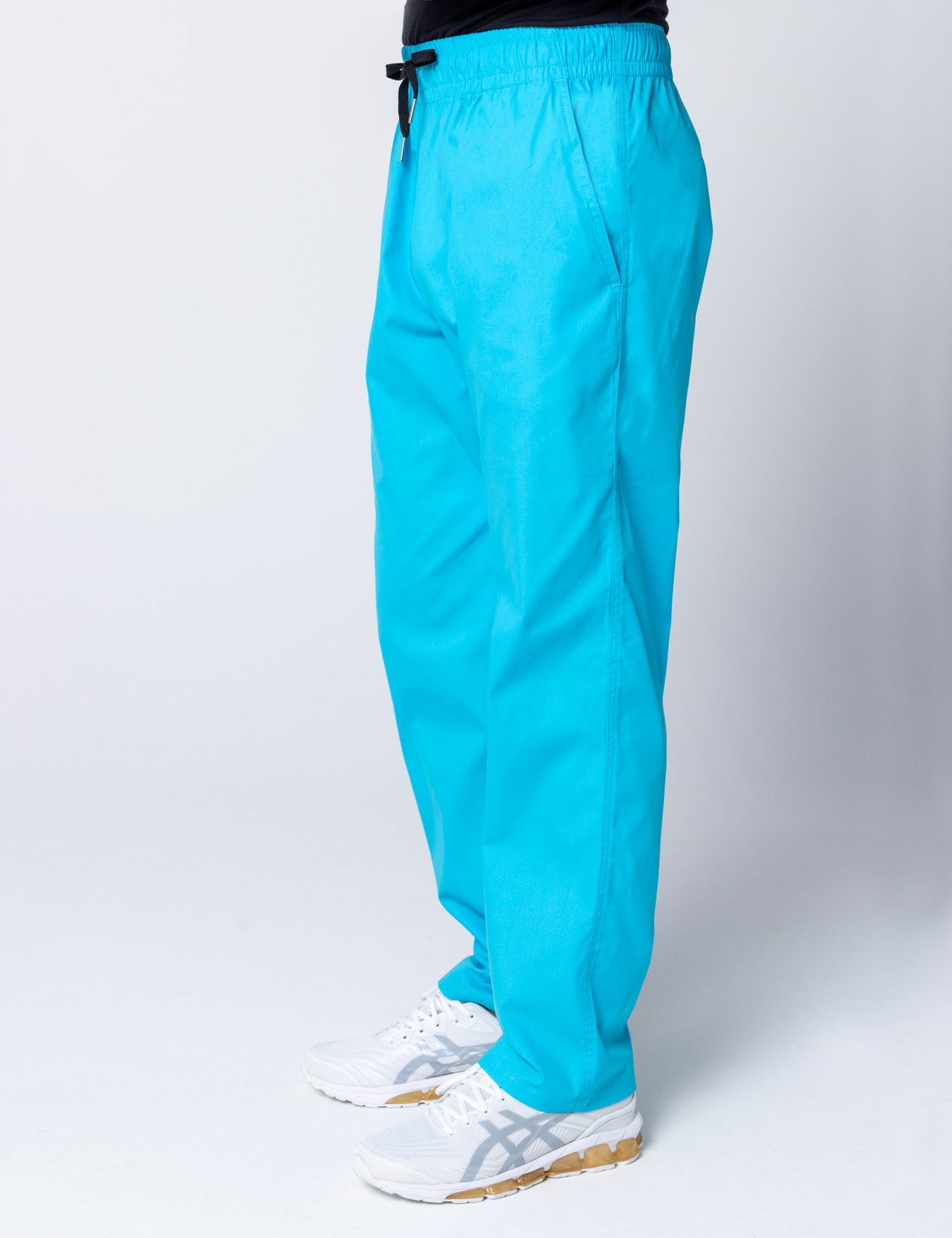 Men's Regular Cut Pants - Aqua - Small - 1