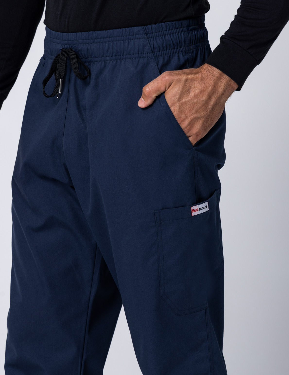 Men's Cargo Performance Pants - Navy - 4X large - 1