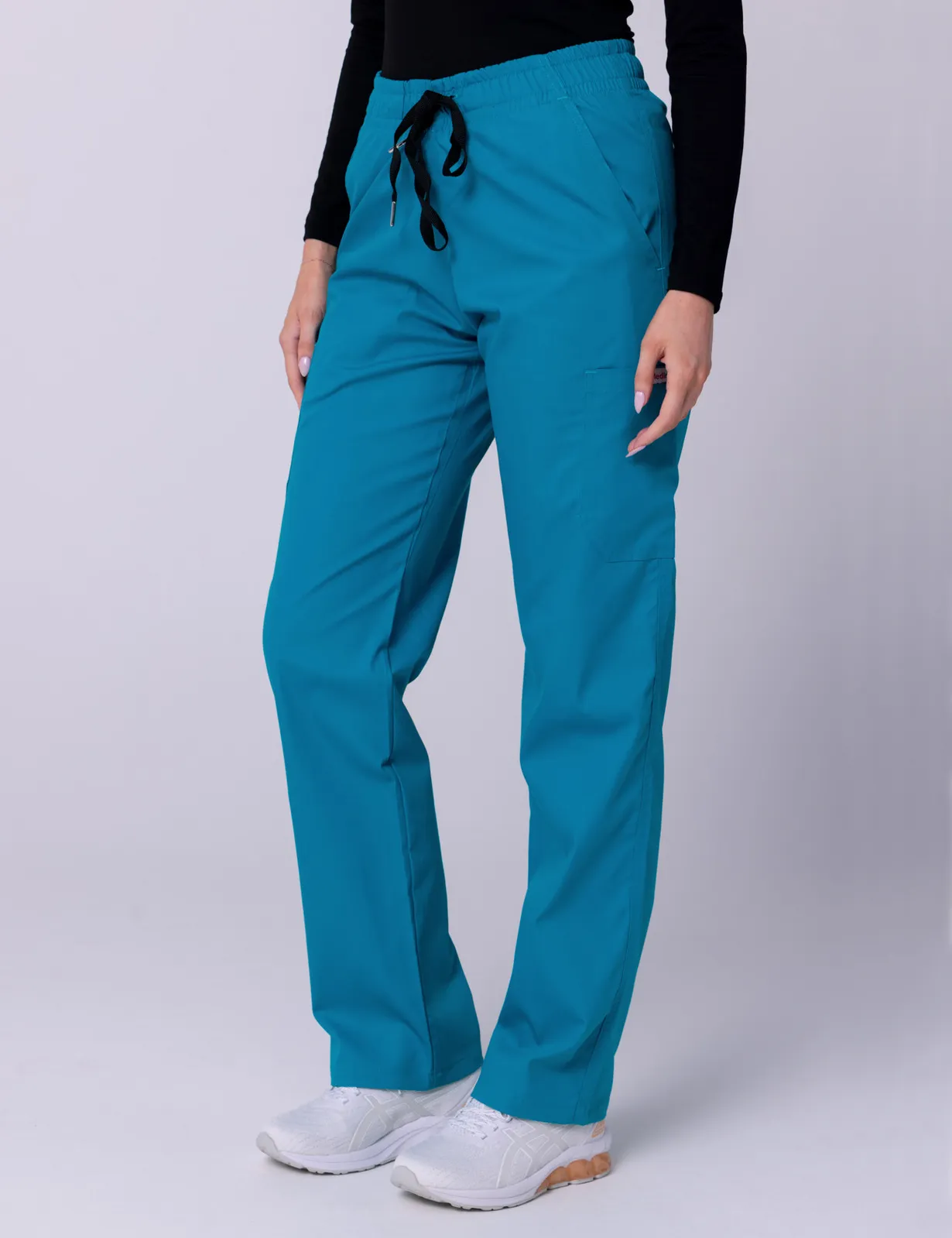 Women's Cargo Performance Pants - Teal - X Small - 1