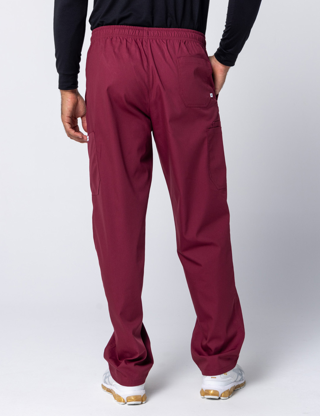 Men's Cargo Performance Pants - Burgundy - 2X Large - 1