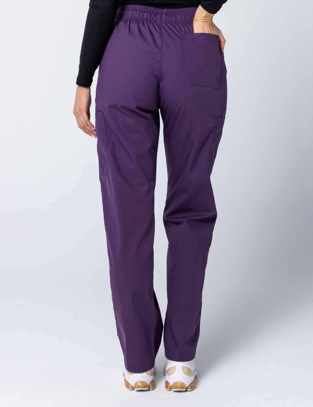 Women's Cargo Performance Pants - Aubergine - 4X large - 1