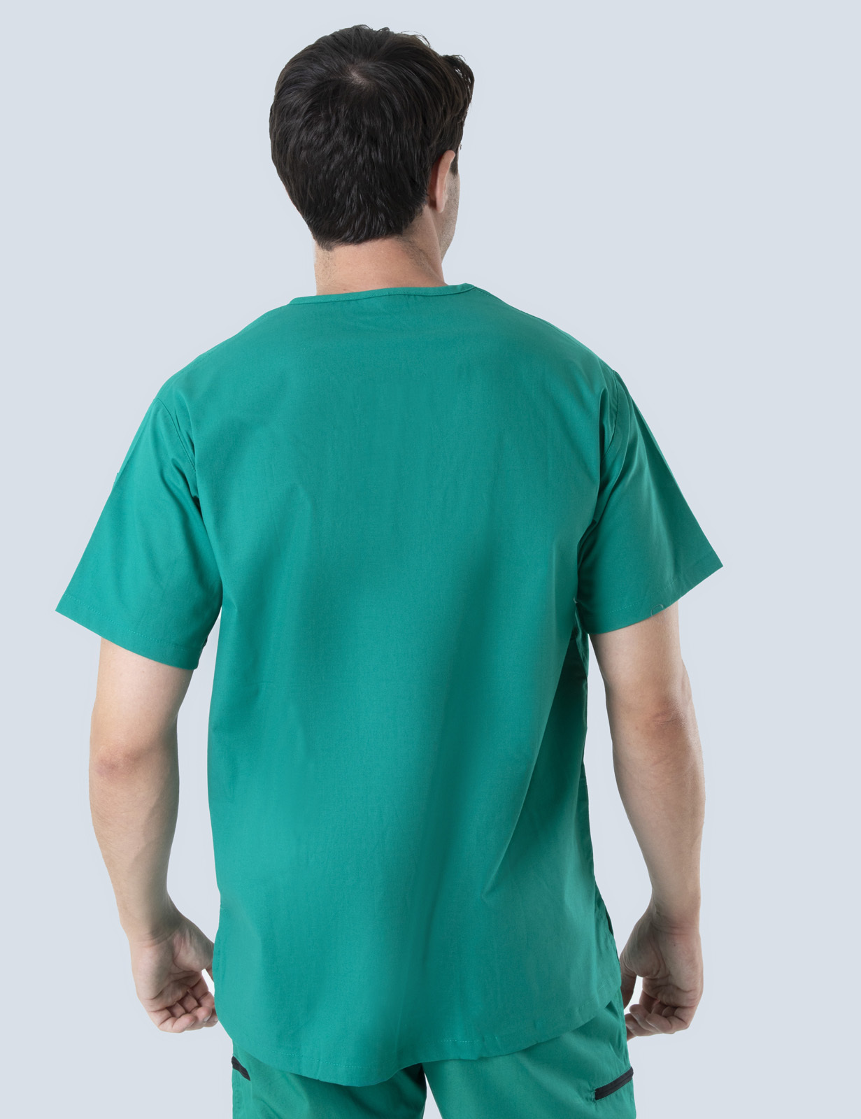 Men's Fit Solid Scrub Top - Hunter - 4X large - 1