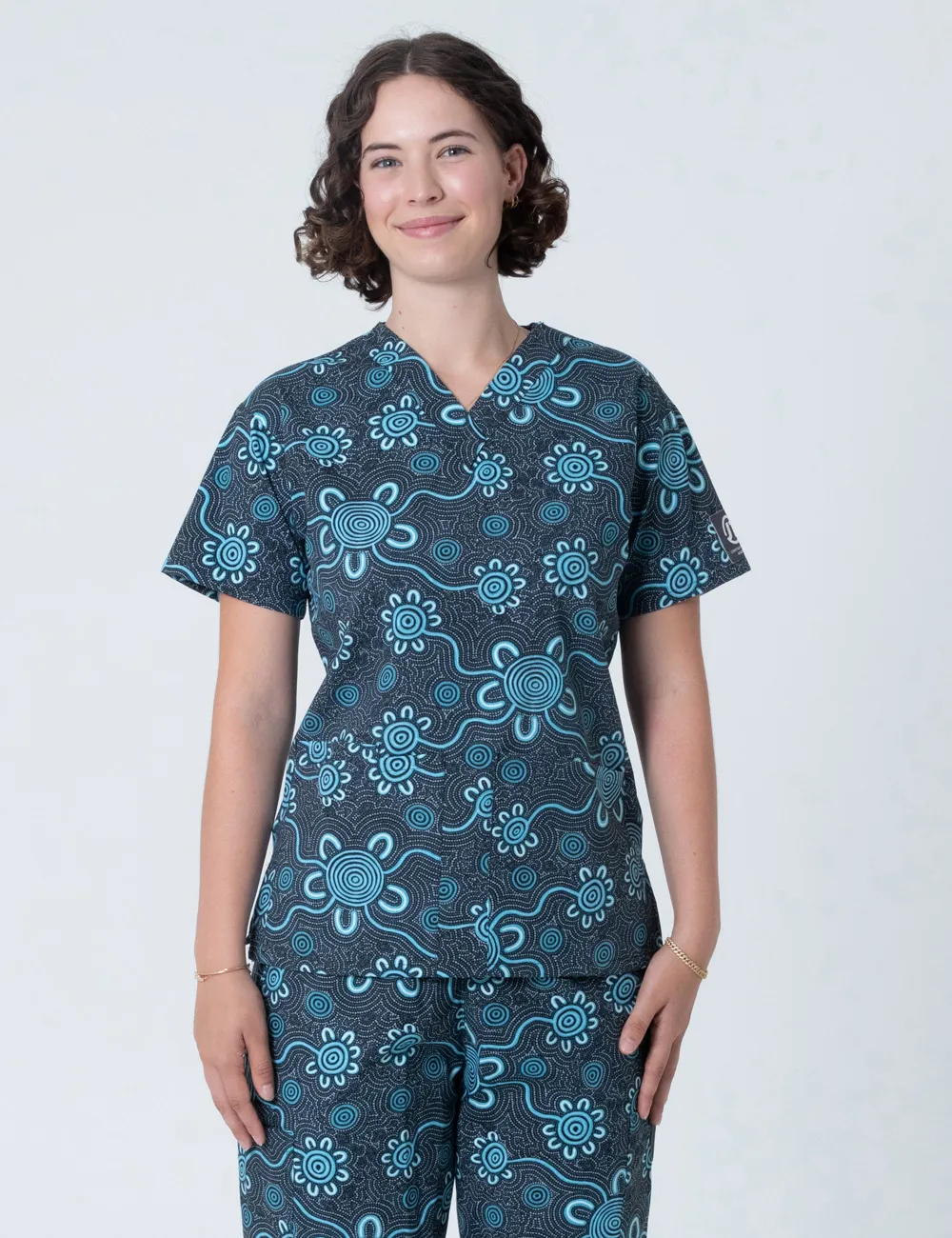 JT Academy Unisex Scrub Top - XXS - 1