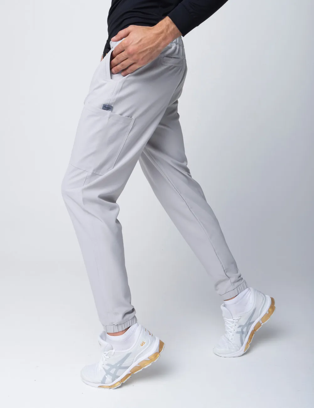 ANON MEN'S JOGGER PANTS  POLY/SPANDEX - SILVER - S - 1