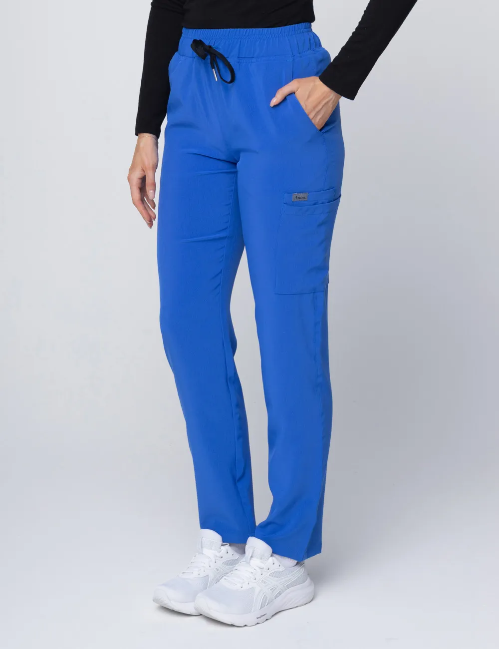Anon Women's Scrub Pants (Whisper Collection) - Electric Blue - XXS - 1