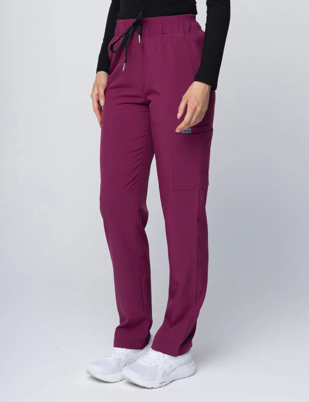 Anon Women's Scrub Pants (Whisper Collection) - Exotic Plum - XXS - 1