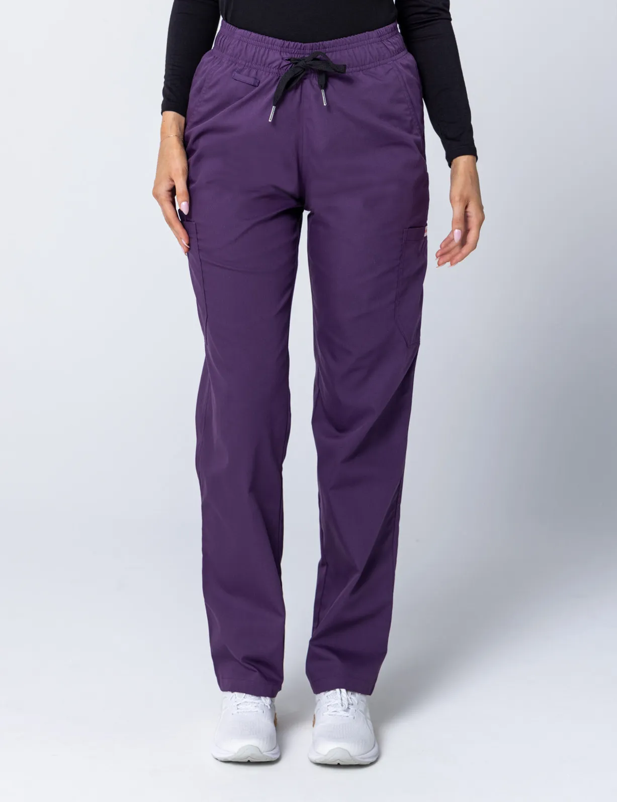 Aubergine Women's Comfort Plus Scrub Set - 1