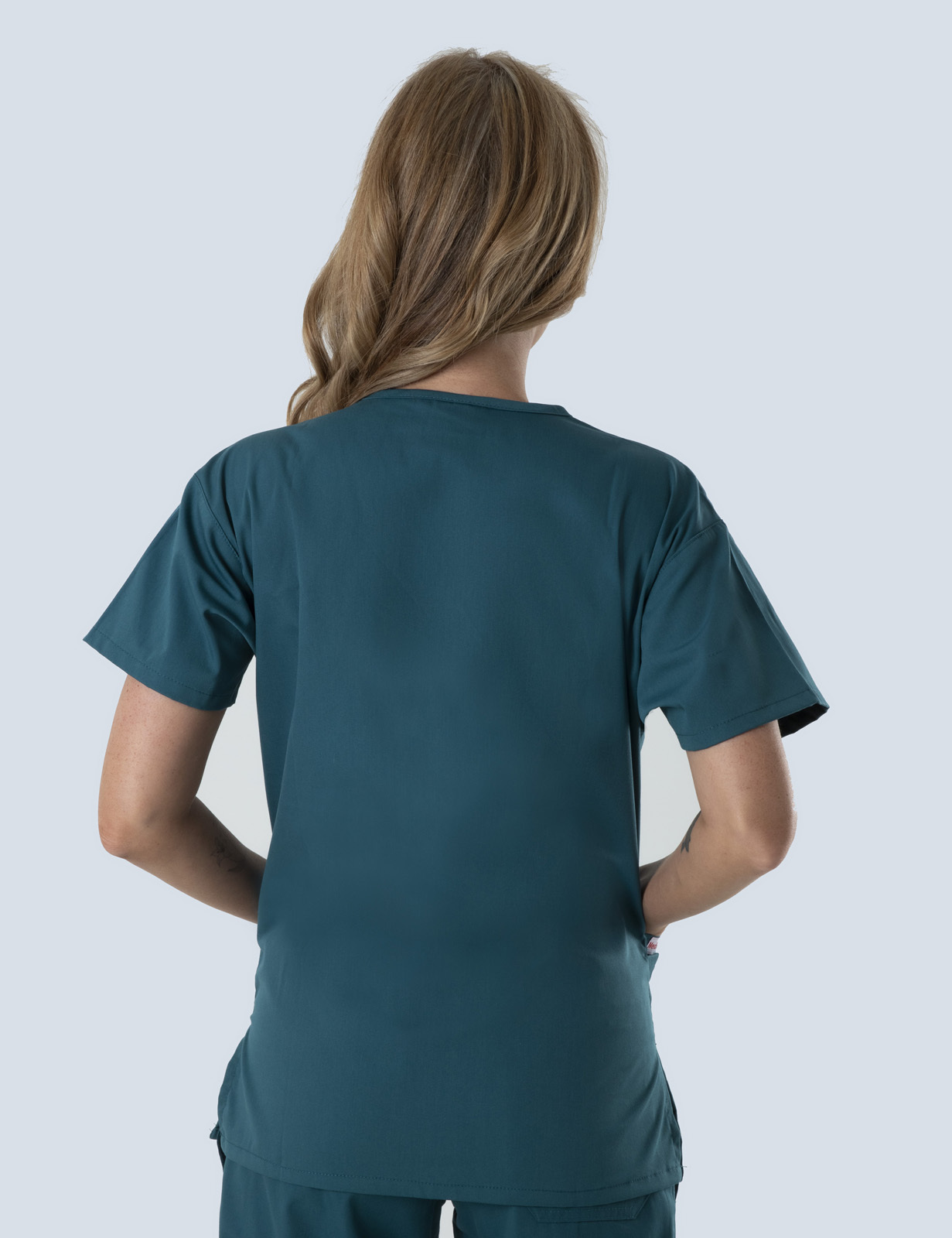 4 Pocket Scrub Top - Caribbean - 5X Large - 2