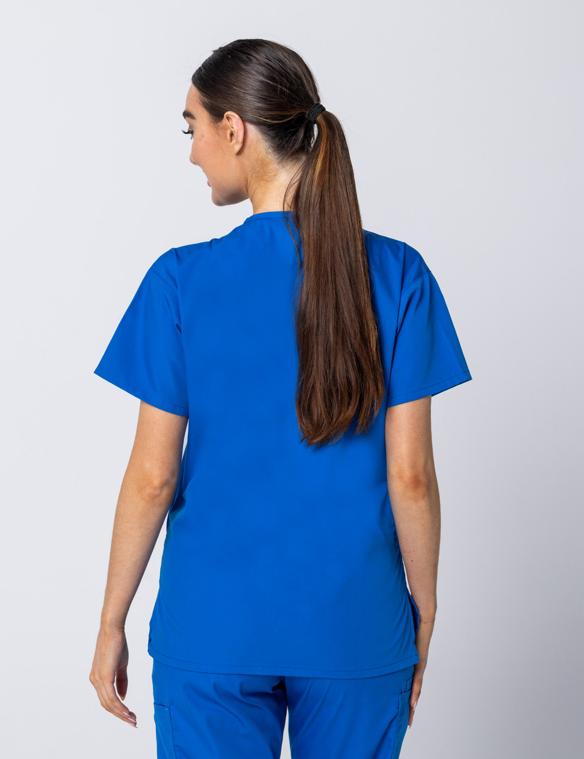 Women's 4 Pocket Scrub Top - Royal - X Small - 2
