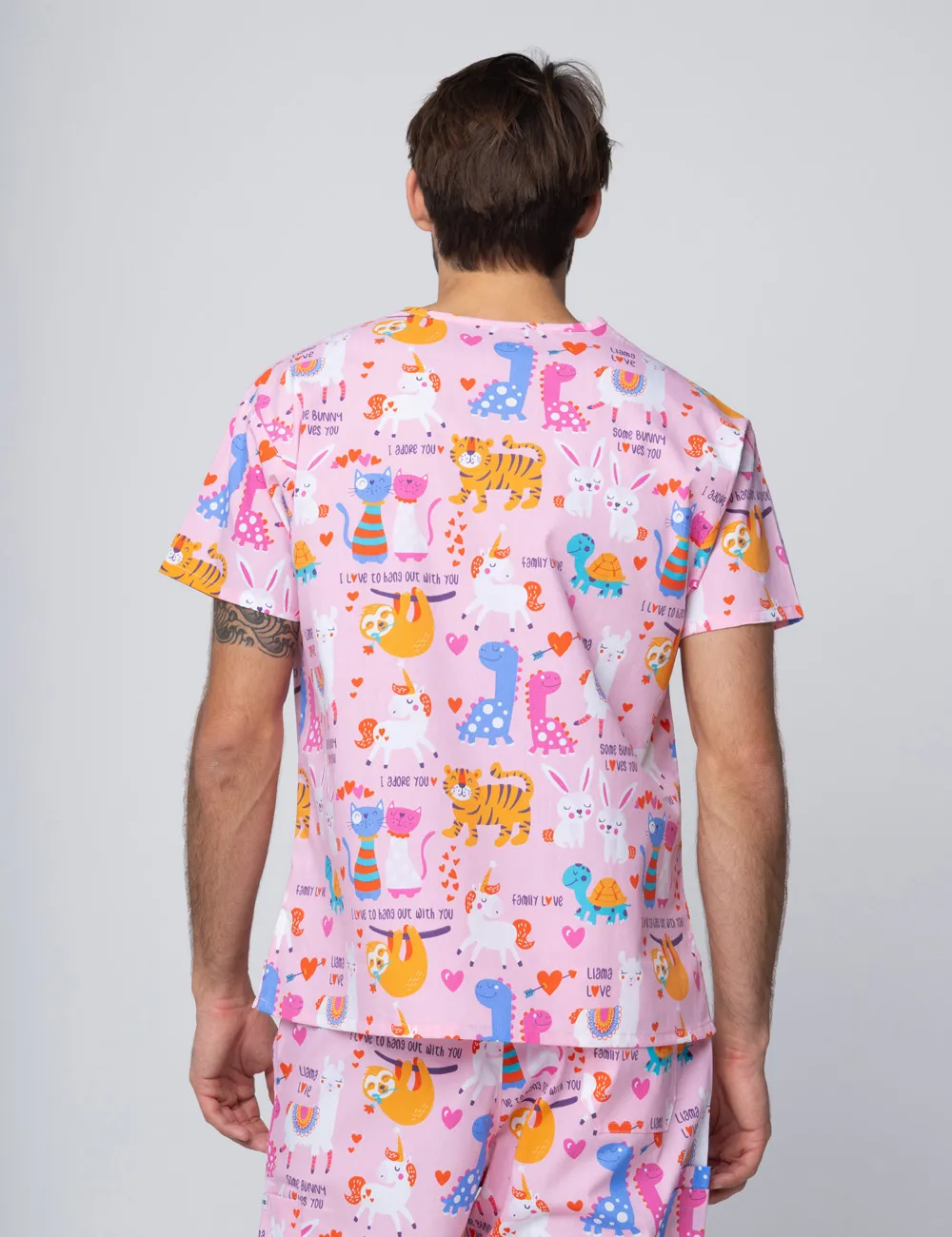 Somebody Loves You Classic Scrub Top - 5XL - 2
