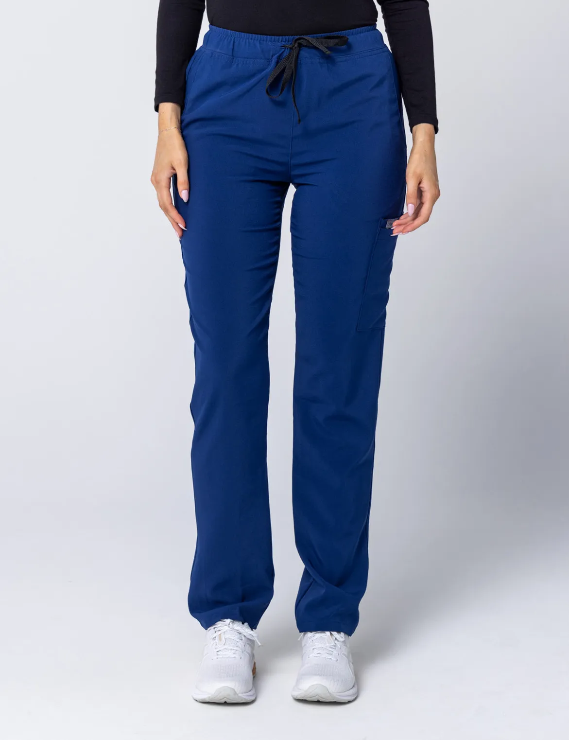 Tweed Health Super Clinic (Women's Scrub Top and Pants in Midnight Blue incl Logos) - 2