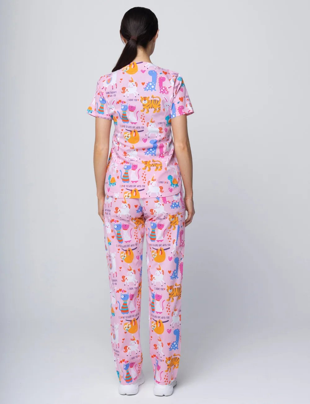 Somebody Loves You Women's Luxe Scrub Top - XXS - 2