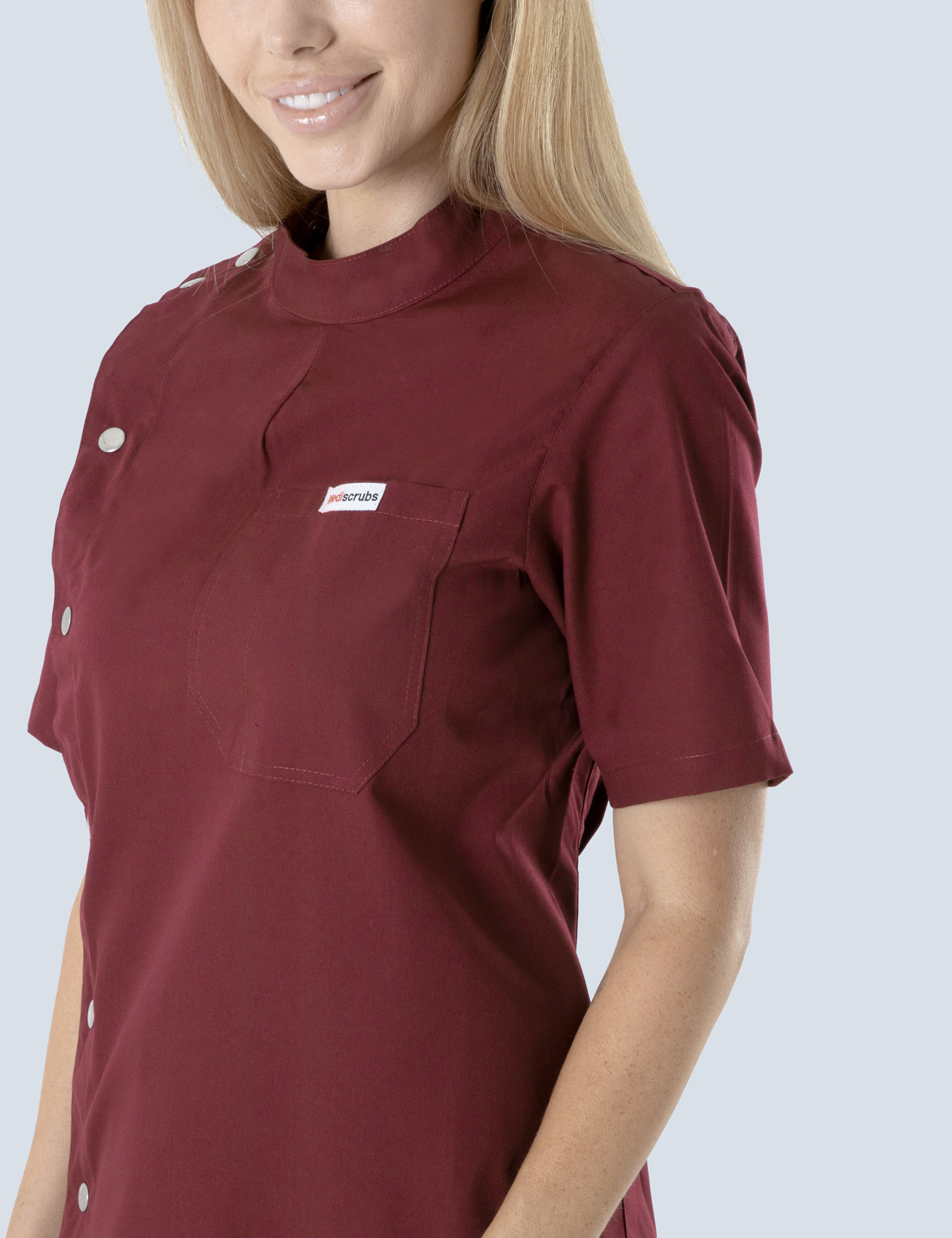 Dental Coat - Burgundy - 5X Large - 2
