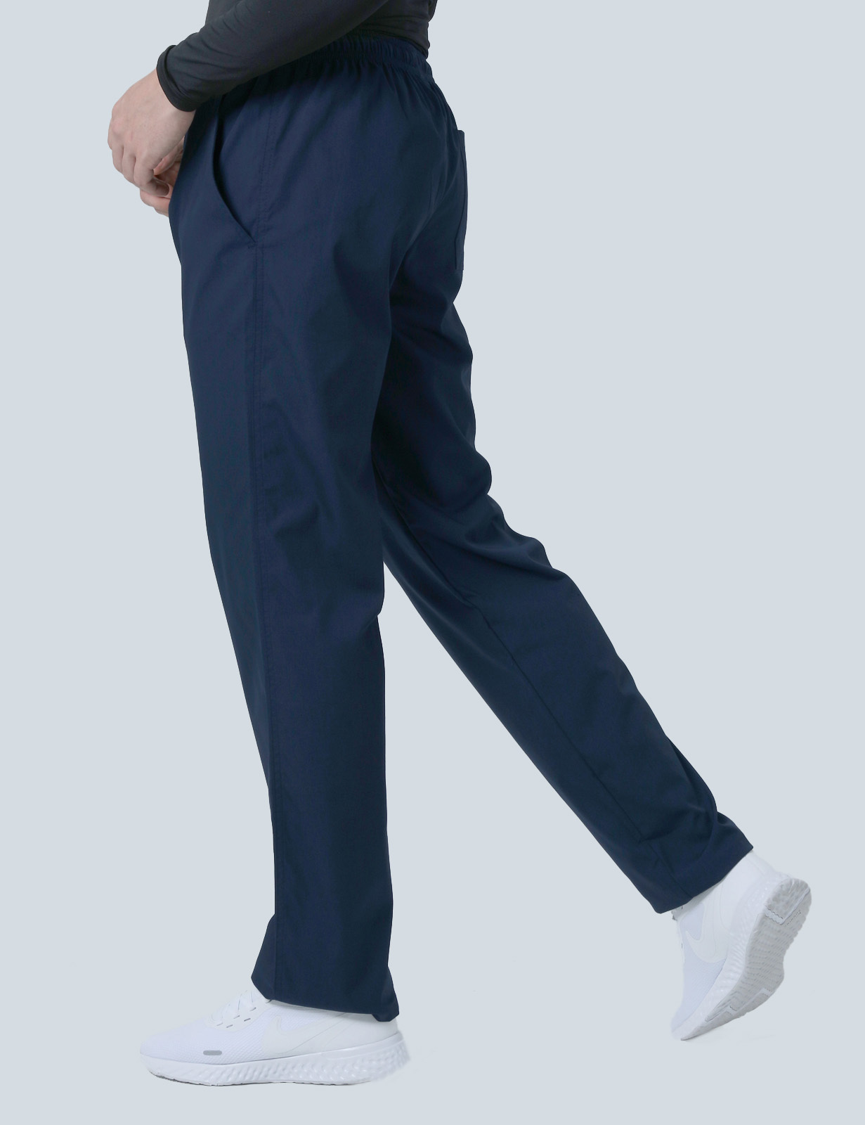 Men's Regular Cut Pants - Navy - Large - Tall - 2