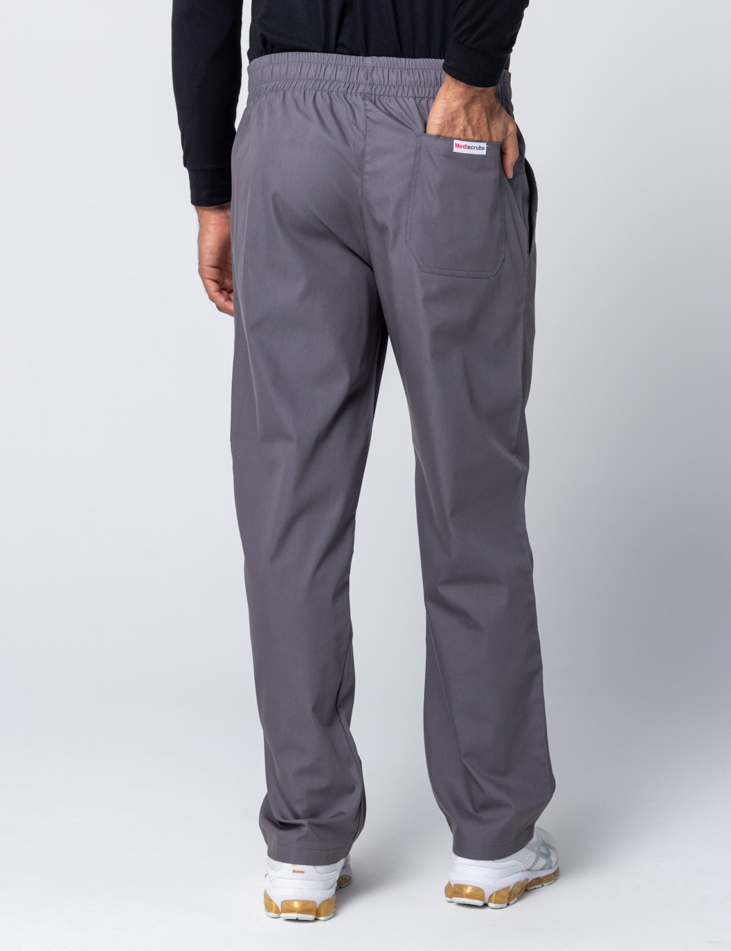 Men's Regular Cut Pants - Steel Grey - XX Small - 2