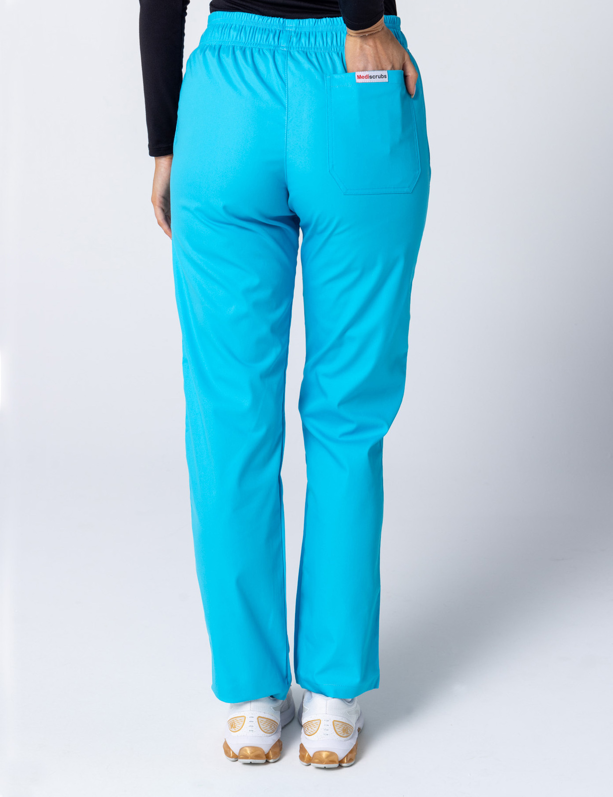 Women's Regular Cut Pants - Aqua - 3X Large - 2