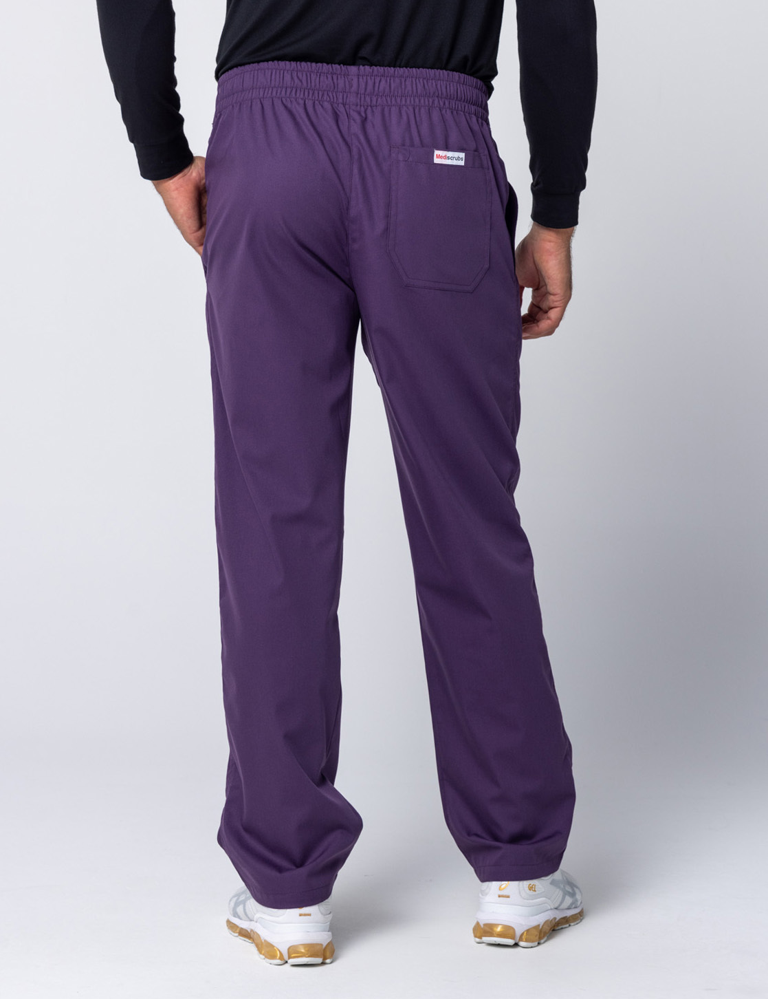 Men's Regular Cut Pants - Aubergine - XX Small - 2