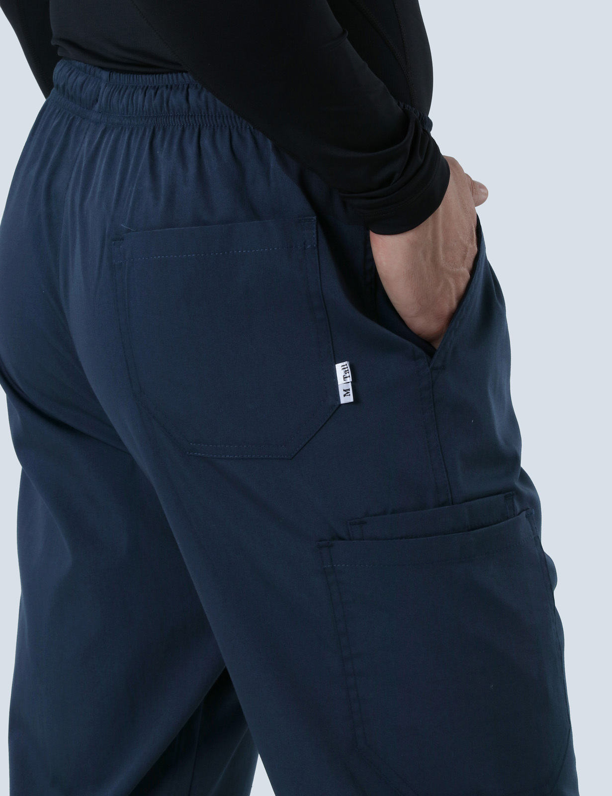 Men's Cargo Performance Pants - Navy - Large - Tall - 2