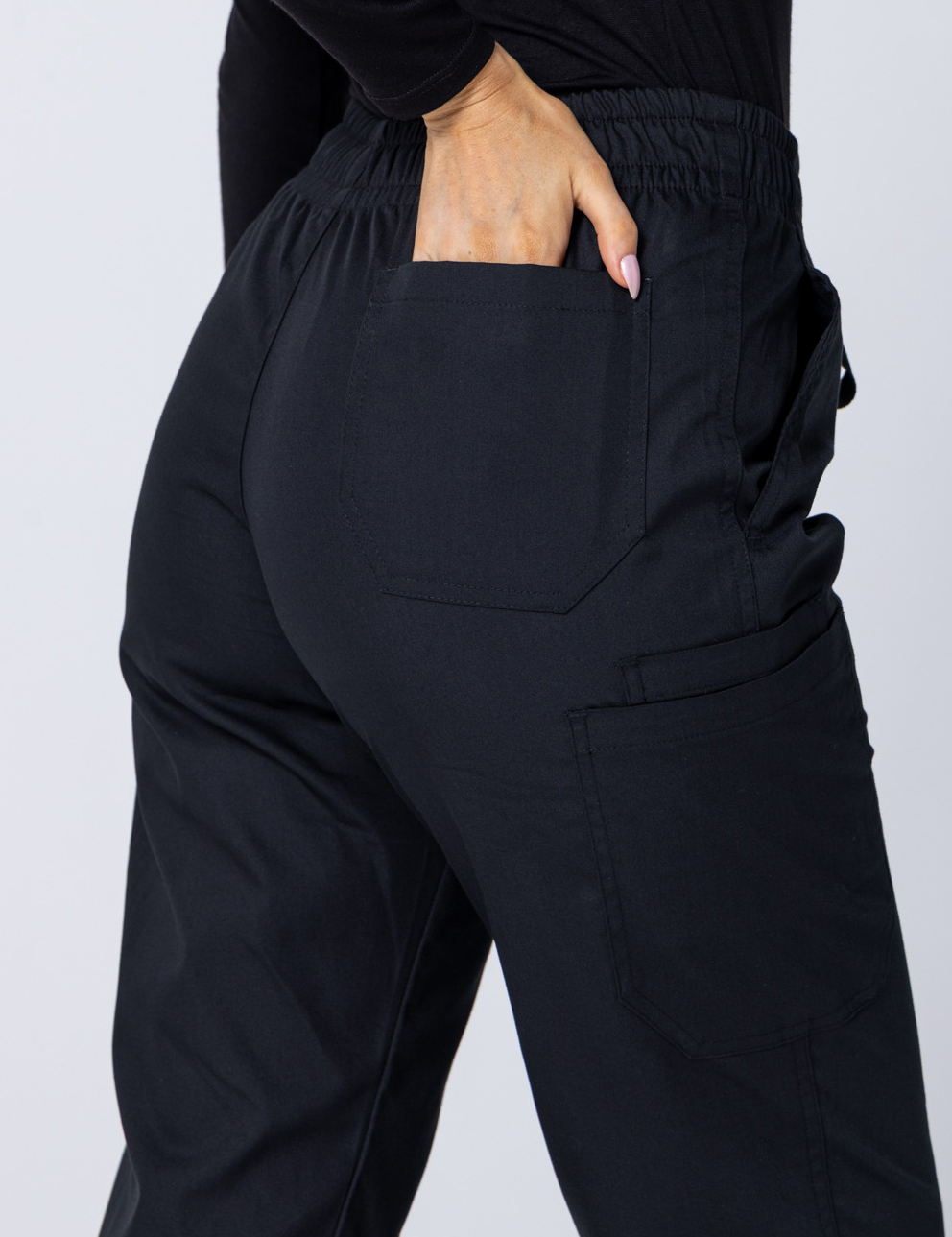 Women's Cargo Performance Pants - Black - 2X Large - 2