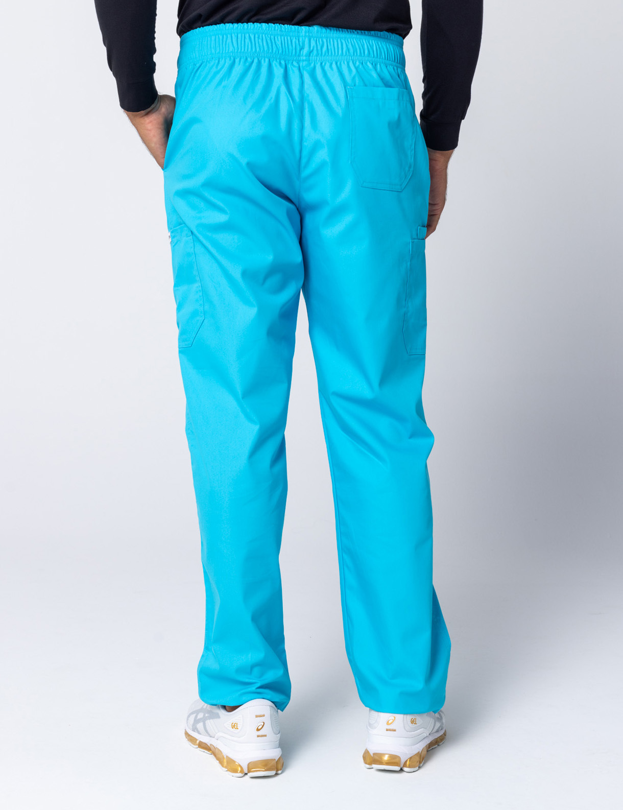 Men's Cargo Performance Pants - Aqua - Small - 2