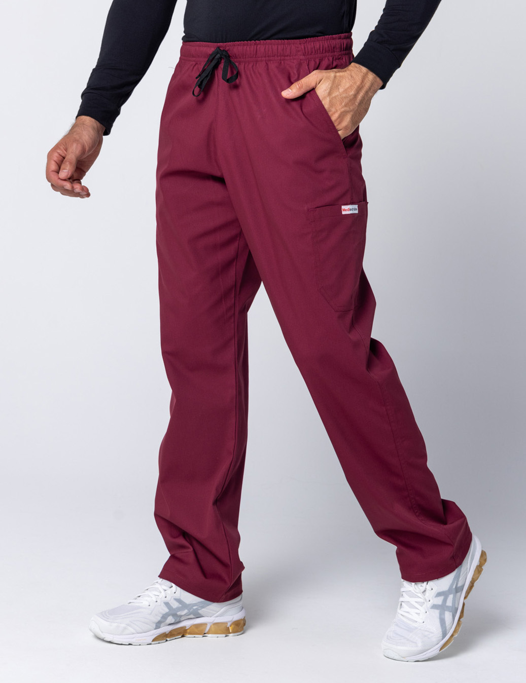 Men's Cargo Performance Pants - Burgundy - 4X large - 2